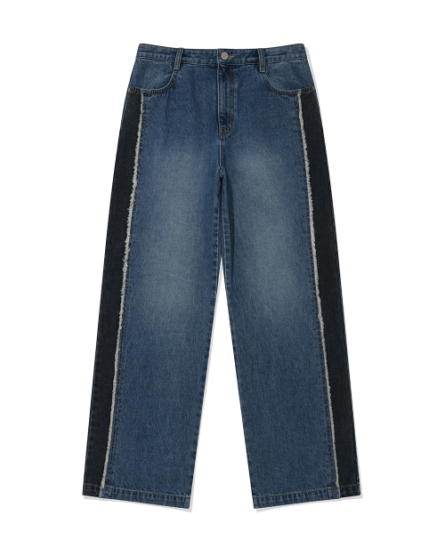 Two tone Panel Jean/Blue