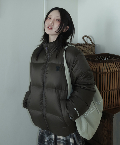 Короткий пуховик Duckey Brown