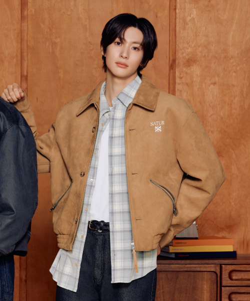 Замшевая куртка Theo Fox Short Jacket Beige