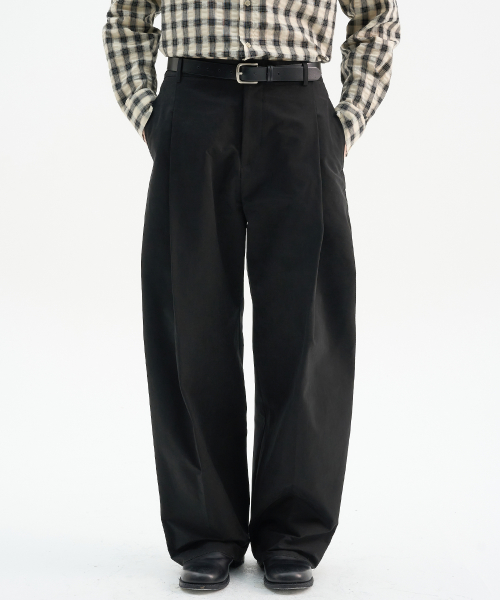 Брюки FW с боковыми защипами Curved_Black