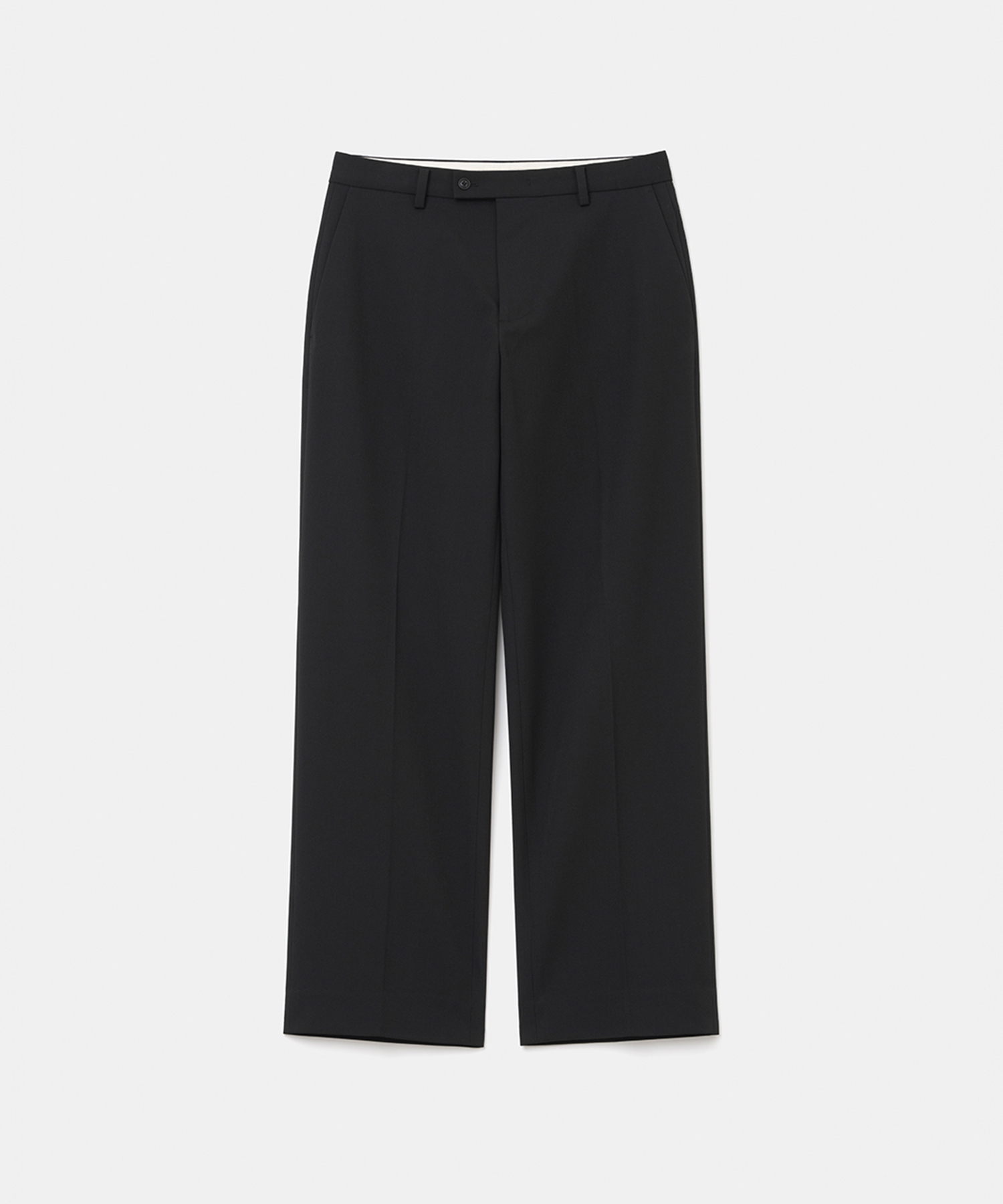 basic slacks regular fit black