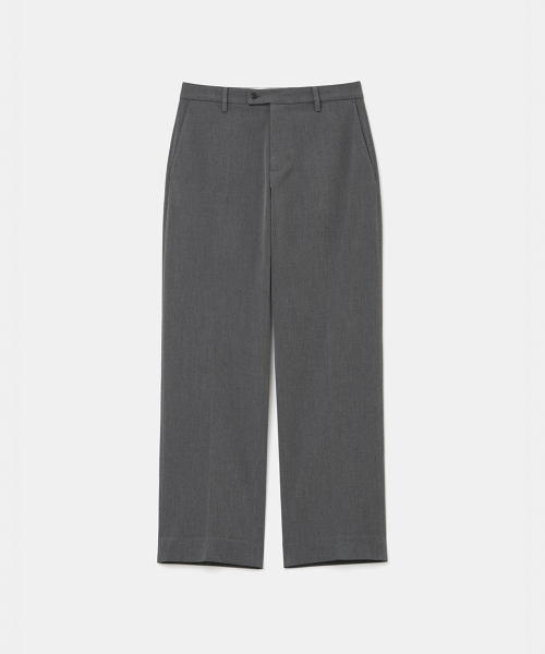 basic slacks regular fit grey