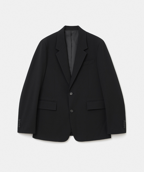 tailored jacket relaxed fit black
