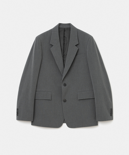 tailored jacket relaxed fit grey