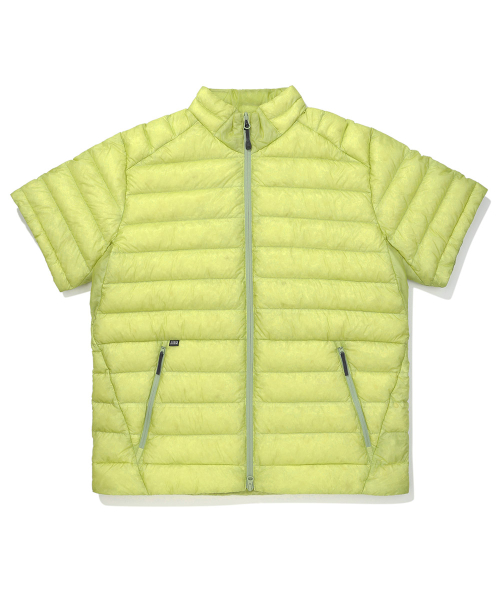 (MUIR) пуховый рукавжакет YELLOW GREEN