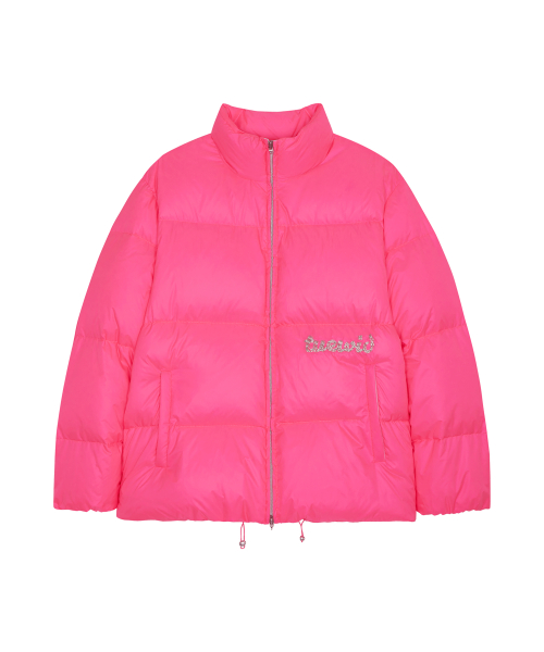 cloud puffer in pink pink