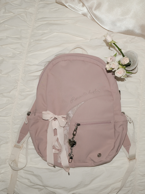 Romantique sneaker backpack_nude pink