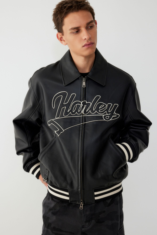 SYNTHETIC LEATHER бомбер HH15301001