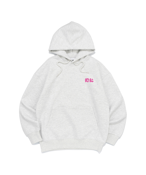 NK LOGO HOODIE (LIGHT MELANGE)