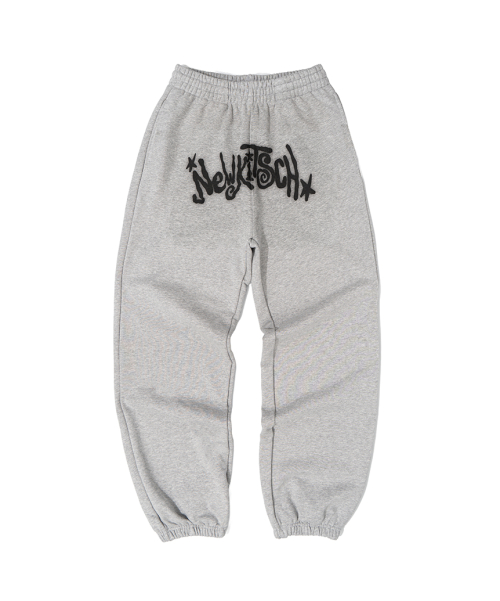 NEWKITSCH STAR LOGO JOGGER PANTS (MELANGE)