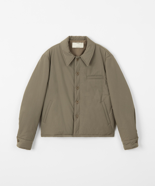 Padded shirt jacket - KHAKI