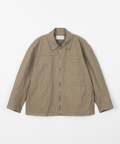 Pigment washed jumper - BEIGE