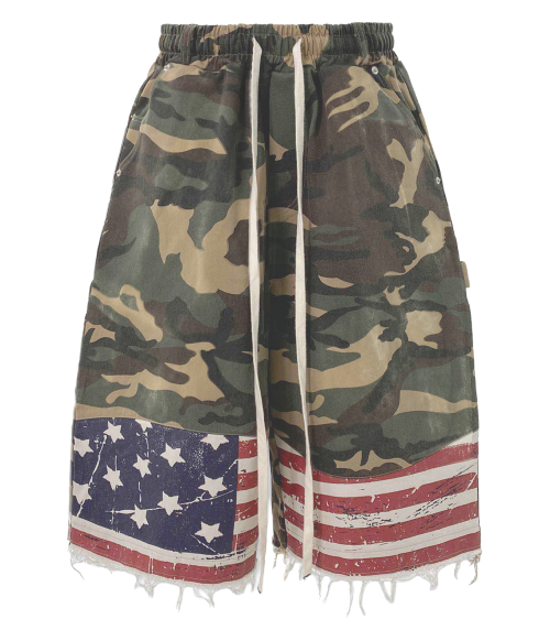[KOIN SEOUL X WAS] KOIN AMERICAN BERMUDA SHORTS (CAMO)