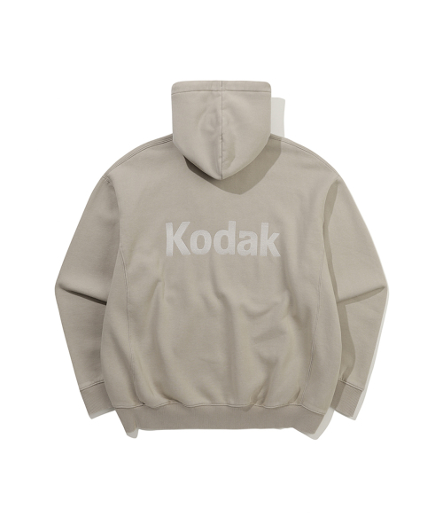 Худи на молнии с начесом и эффектом варки BEIGE