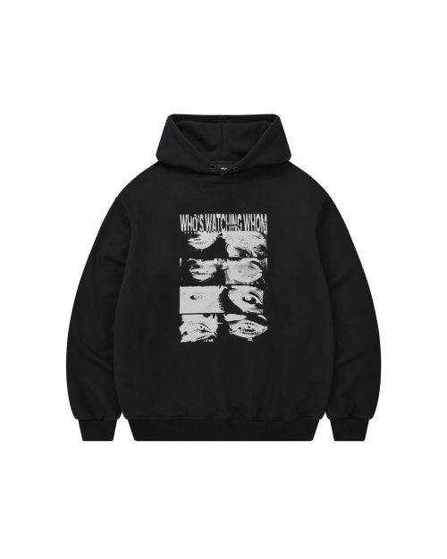 WHOS WATCHING WHOM HOODIE (BLACK)