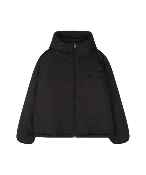 CHERRY REVERSIBLE PUFFER BLACK