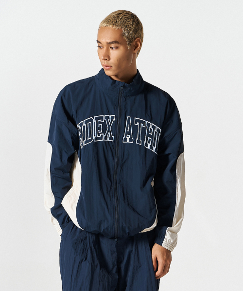 Спортивная куртка колор-блок (Navy)