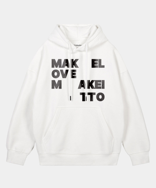Худи Make Love - White