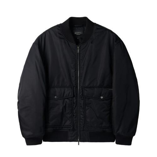 BOMBER PADDED JUMPER - BLACK (P254MPD134)