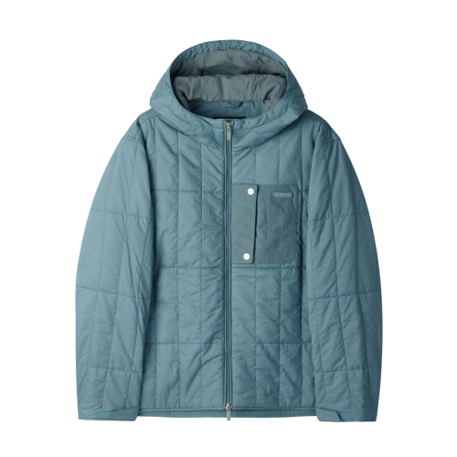 SQUARE-QUILTED PADDED JUMPER - L/BLUE (P254UPD130)