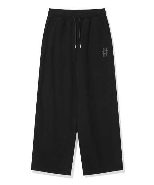 Женские флисовые вельветовые джоггеры (Black)