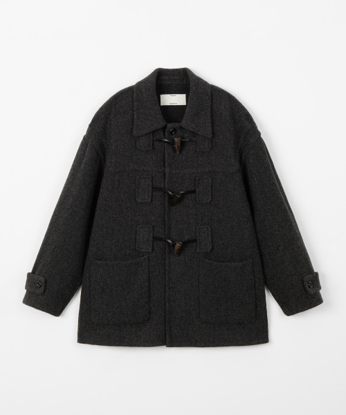 Toggle handmade coat / DARK GRAY