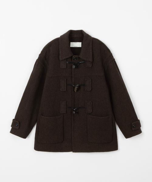 Toggle handmade coat / BROWN