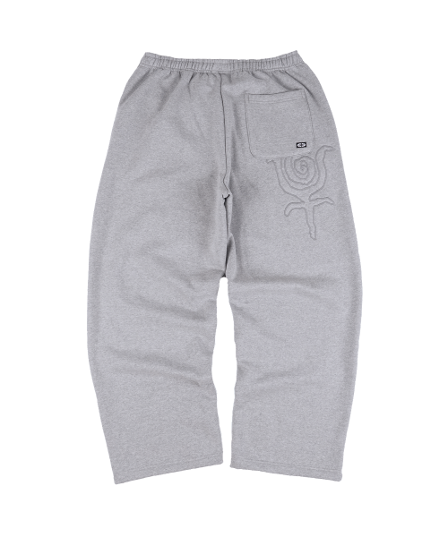 Emanate Logo Jogger Pants Melange Grey