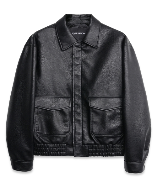 Cris Leather A-2 Jacket BLACK preview