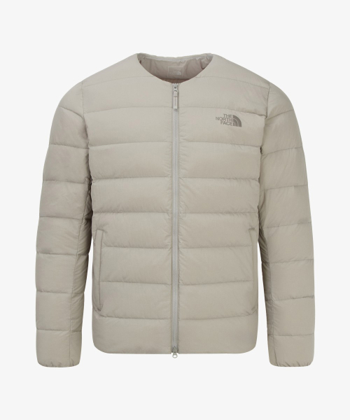 Мужской пуховый кардиган Poplar NJ1DR54C (Grayish Beige)
