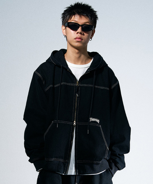 Flame Stitch Рабочая куртка Black