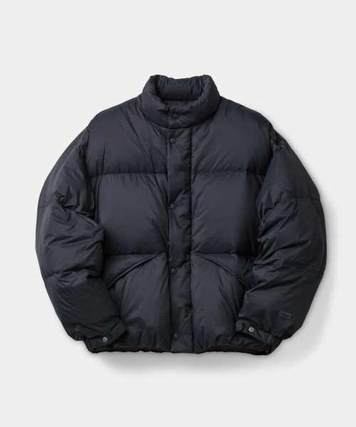 Пуховик Majo Tech с воротником-стойкой (Dark Navy)