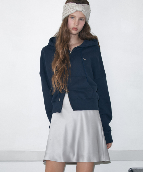 STANDARD ZIP UP HOODIE - NAVY