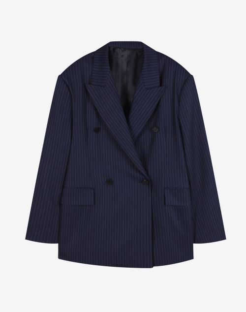 Двубортный блейзер Maren Navy Stripe
