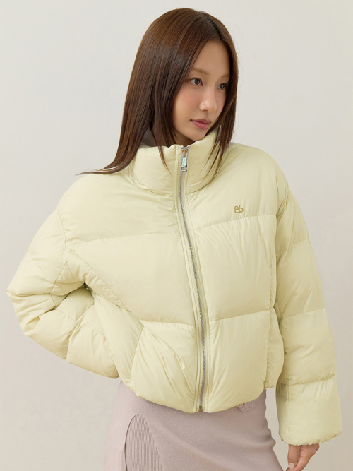 Bflatbenetton утиный пух короткая куртка Light Yellow