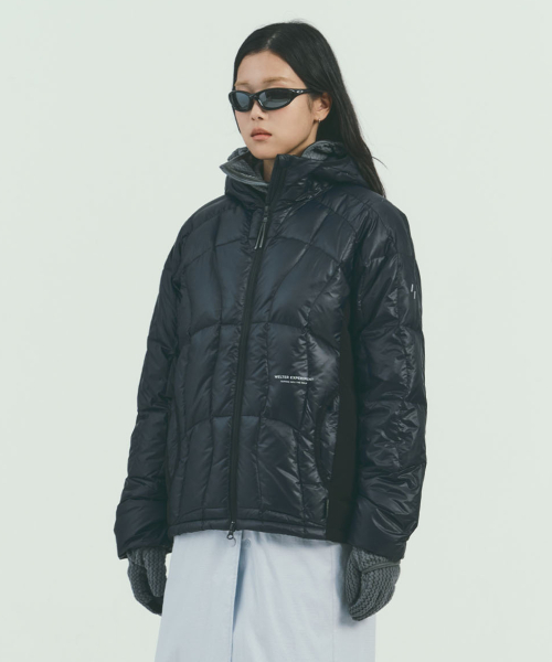 AIRQUILT среднего веса PERTEX пуховик BLACK