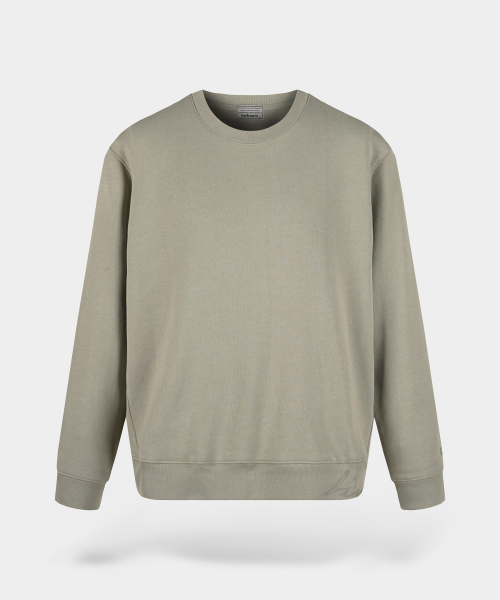 Сигнатура круглая шея свитер Oxford Beige