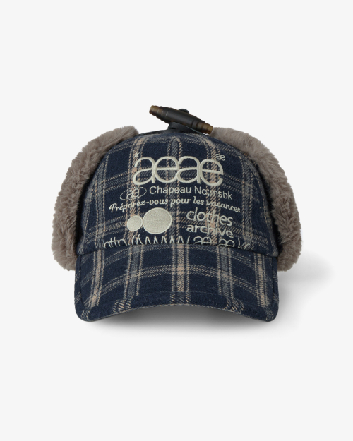 에이이에이이(AEAE) WEB LOGO TROOPER CAP [NAVY] - 사이즈 & 후기