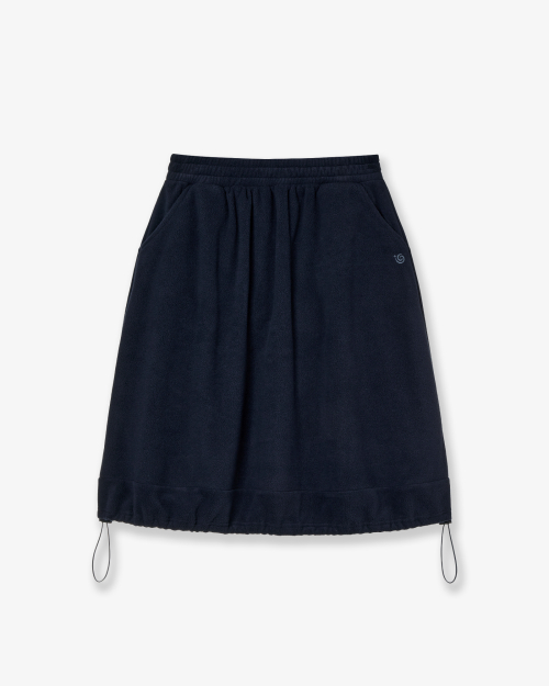 BALLOON FLEECE SKIRT [NAVY]