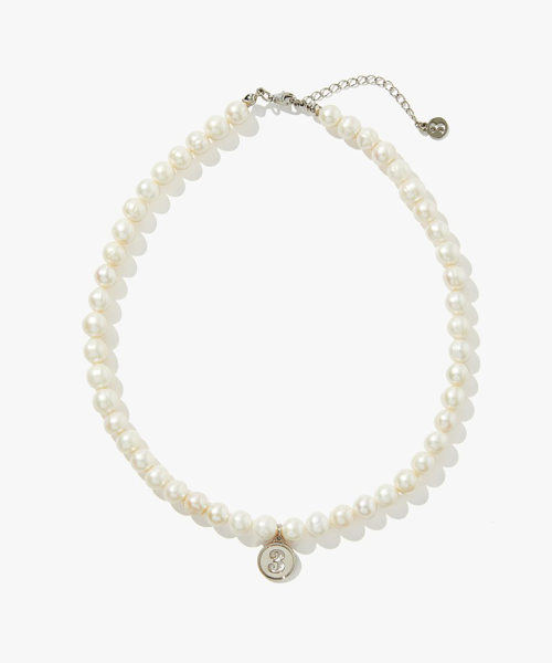 P.S(Pearl shell) / No.3 basic necklace / Silver