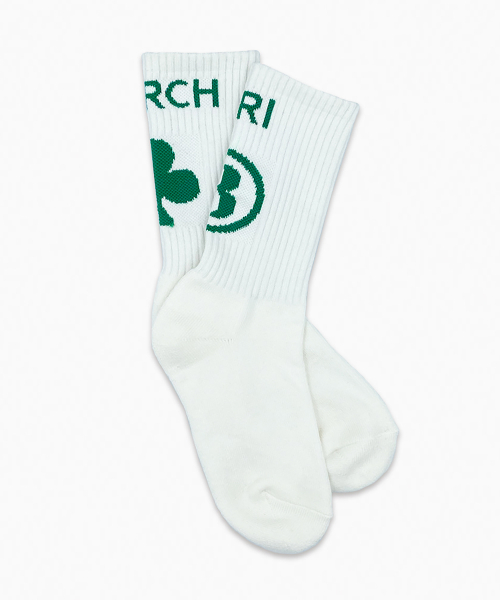 Tri / Clover Basic Long Socks / Ivory