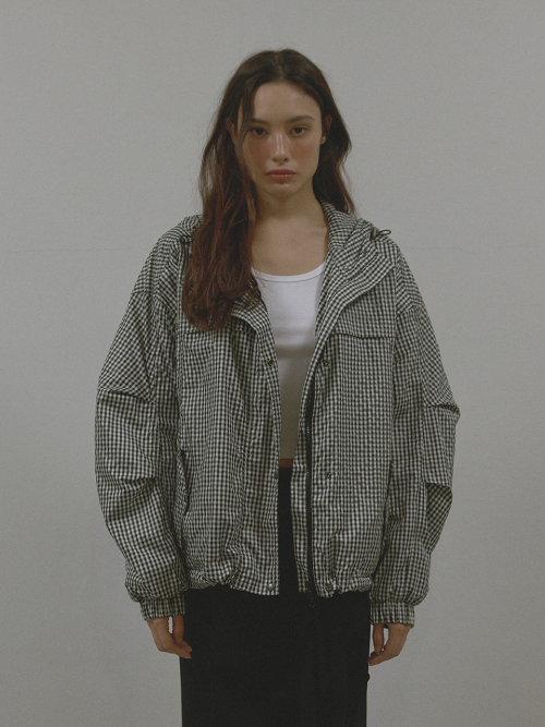 PATTERN DUO BOMBER куртка (чёрный CHECK)