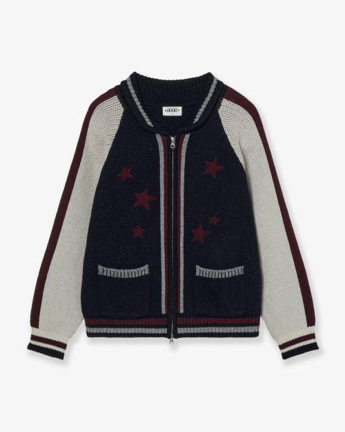 STAR JACQUARD COWICHAN [NAVY]