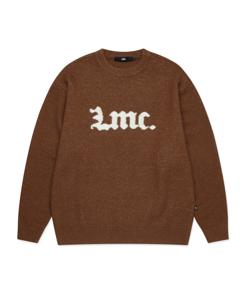 GOTHIC NAME KNIT свитер коричневый