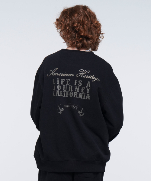 AMERICAN HERITAGE SWEAT SHIRTS (чёрный)