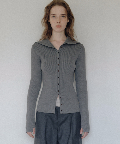 Nua pola cardigan (charcoal серый)