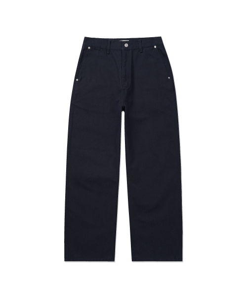 Свободные хлопковые брюки оксфорд FIT5 Dark Navy