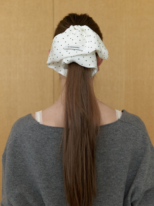 러브미몬스터() Dot Satin Scrunchy XL_2COL (L253MHA010) 상품 이미지