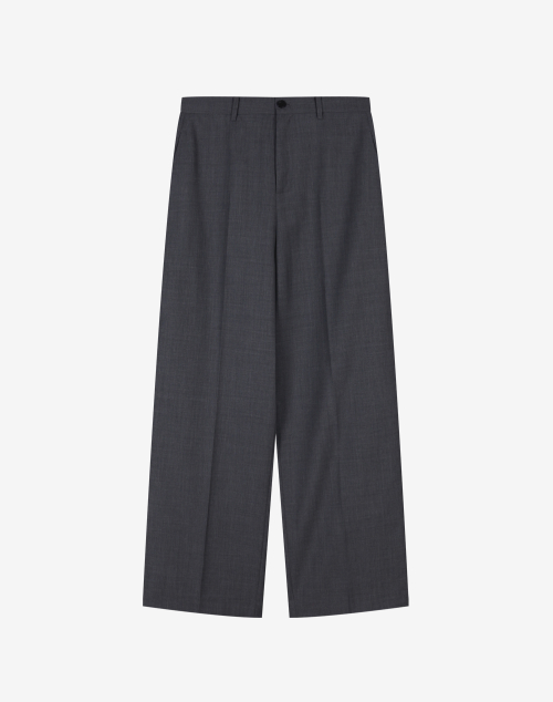 Martin Wide Trousers [Melange Grey]