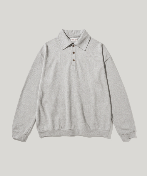 RC широкий COLLAR VINTAGE PIQUE SHIRT_GREY